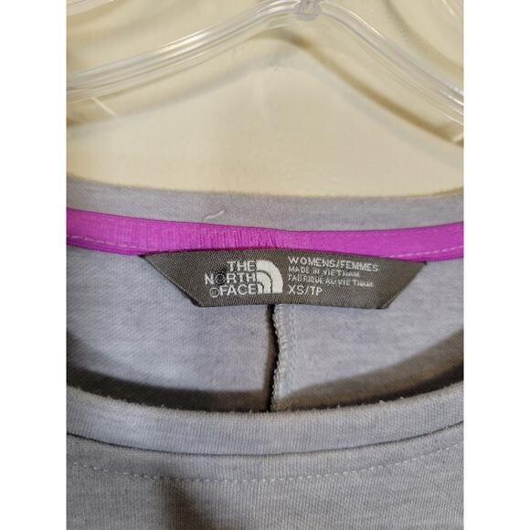 The North Face Women's Sweater Thumbholes Crew Neck Pocket Pullover Gray Size XS - Picture 5 of 12